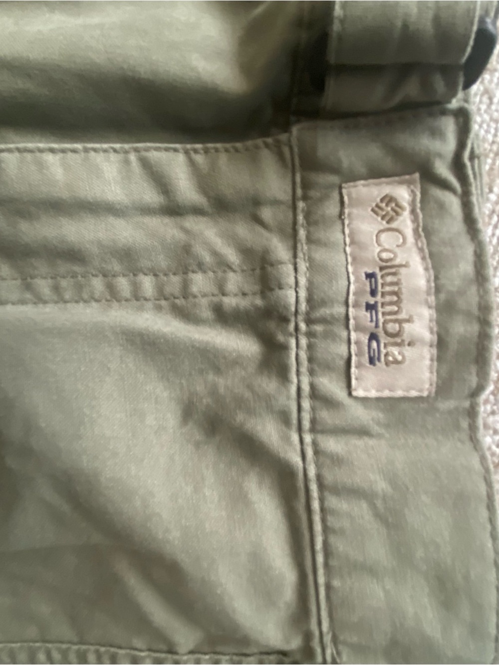 COLUMBIA PFG Omni Shade SPF 15 Shorts Fishing Green Made In Indonesia Men’s 2X - Picture 5 of 14